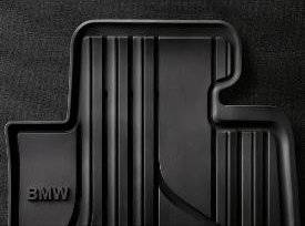 51472219799 - Interior: 2014-2018 BMW - All Weather Floor Mats Front Basic Line for BMW: 320i, 320i xDrive, 328d, 328d xDrive, 328i, 328i xDrive, 330e, 330i, 330i GT xDrive, 335i, 335i GT xDrive, 335i xDrive, 340i, 340i GT xDrive Image