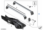 82712457812 - Hauling: 2021 BMW 840i - Roof Rack 829010 for BMW: 840i Image