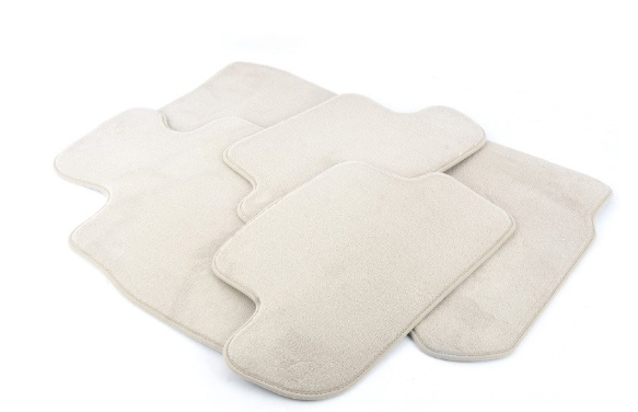 82110440465 - Interior: 2014-2016 BMW - Carpeted Floor Mats - Veneto Beige for BMW: 528i, 535d, 535i, 550i, M5 Image