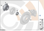 33412413625 - : Repair Kit For Wheel Bearing 339810 for BMW Image