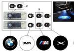 63312468386 - Exterior: LED Door Projectors for BMW: 228i, 230i, 320i, 328d, 328i, 330e, 330i, 330i GT xDrive, 340i, 340i GT xDrive, 428i, 430i, 435i, 440i, 528i, 530i, 535d, 535i, 535i GT, 540i, 550i, 550i GT xDrive, 640i, 640i Gran Coupe, 650i, 650i Gran Coupe, 740i, 740Li, 750i, 750Li, 760Li, 840i, Alpina B6 xDrive Gran Coupe, Alpina B7, M2, M235i, M240i, M3, M4, M5, M550i xDrive, M6, M6 Gran Coupe, M760i xDrive, M8, X1, X2, X3, X4, X5, X6, X7, Z4 Image