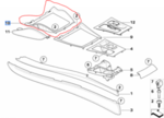 51169129401 - Body: Trim Plate for BMW Image