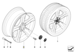 36116771162 - Tire &amp; Wheel: Wheel for BMW Image