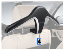 51952449251 - Interior: 2013-2025 BMW - Coat Hanger - For Travel &amp; Comfort System for BMW: 228i, 228i xDrive, 230i, 230i xDrive, 320i, 320i xDrive, 328d, 328d xDrive, 328i, 328i xDrive, 330e, 330i, 330i GT xDrive, 330i xDrive, 335i, 335i GT xDrive, 335i xDrive, 340i, 340i GT xDrive, 340i xDrive, 428i, 428i xDrive, 430i, 430i Gran Coupe, 430i xDrive, 435i, 435i xDrive, 440i, 440i xDrive, 528i, 528i xDrive, 530i, 530i xDrive, 535d, 535d xDrive, 535i, 535i xDrive, 540d xDrive, 540i, 540i xDrive, 550i, 550i xDrive, 640i, 640i Gran Coupe, 640i xDrive, 640i xDrive Gran Coupe, 650i, 650i Gran Coupe, 650i xDrive, 650i xDrive Gran Coupe, 740e xDrive, 740i, 740i xDrive, 740Li, 740Li xDrive, 750i, 750i xDrive, 750Li, 750Li xDrive, 760Li, 840i, 840i Gran Coupe, Alpina B6 xDrive Gran Coupe, Alpina B7, M2, M235i, M235i xDrive, M240i, M240i xDrive, M3, M340i, M4, M440i Gran Coupe, M5, M550i xDrive, M6, M6 Gran Coupe, M760i xDrive, M8, X1, X2, X3, X4, X5, X6, X7, Z4 Image