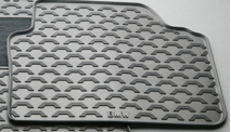 51472336599 - Interior: 2001-2011 BMW - Rubber Floor Mats With Carpeted Heel Pad for BMW: 328i, 328i xDrive, 330i, 335d, 335i, M3 Image
