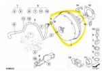 34336779742 - : 2004-2010 BMW - Brake Booster for BMW: 525i, 525xi, 528i, 528i xDrive, 528xi, 530i, 530xi, 535i, 535i xDrive, 535xi, 545i, 550i, 645Ci, 650i, M5, M6 Image
