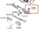 B61P15250A - Cooling System: Radiator Bracket for Mazda: Miata Image