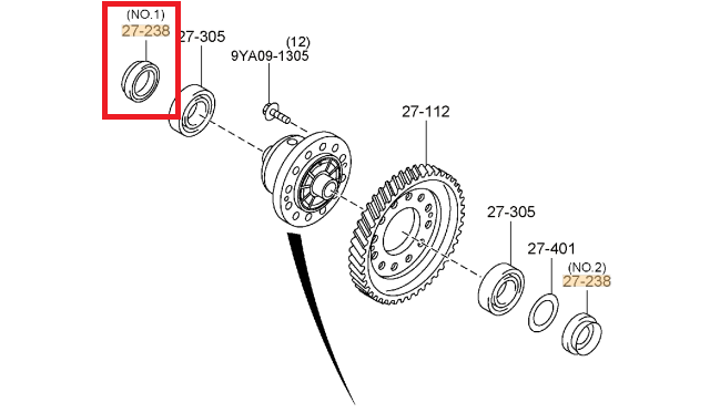 FZ01-27-238 | 2012-2024 Mazda Automatic Transmission Output