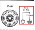 B21V37190 - : Center Cap for Mazda: Miata Image