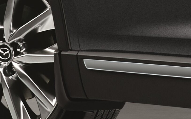 8HN28 - Exterior: Splash Guards - Black Finish - Front Pair for Mazda: CX-9 Image