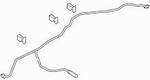 CV6Z8B081U - Cooling System: Engine Coolant Overflow Hose for Ford Image