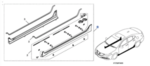 8F04TZ3230 - Exterior: Side Underbody Spoiler for Acura Image