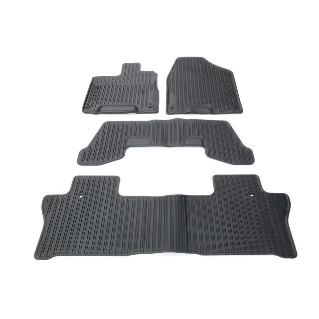 8P17TG7101 - Interior: 2016-2019 Honda Pilot Front &amp; Rear All Weather Floor Mats for Honda: Pilot Image