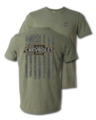 CH1432 - : Distressed Chevy Heritage American Flag T-Shirt for GM Image