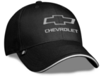 CH2454 - : Black Chevrolet Hat with White Bill for GM Image