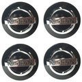 403424AF2AX4 - : OEM NEW Wheel Center Cap Set of 4  Black Sentra Pathfinder Rogue Altima Murano 403424AF2A for Nissan Image