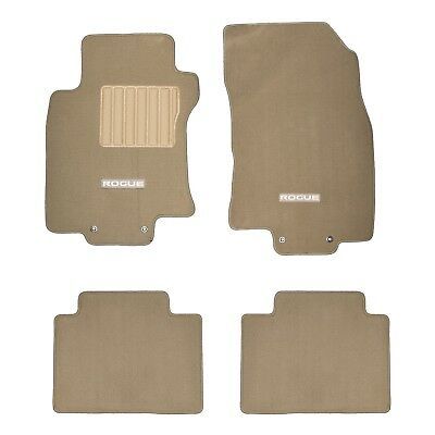 999E2G2001 - Interior: OEM NEW Front &amp; Rear Replacement Carpet Floor Mats Beige / Tan 2014-2017 Nissan Rogue for Nissan: Rogue Image