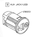 28023BH00A - Body: Auxiliary Jack for Nissan: NV1500, NV2500, NV3500 Image