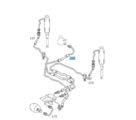 2209971082 - Springs, Suspension and Hydraulics: Hose for Mercedes-Benz Image