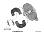 8Z15PR8100R15 - : Shoe Kit Brake for Honda Image