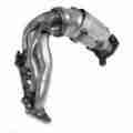 82555 - : CalCat CARB Direct Fit Catalytic Converter with Integrated Exhaust Manifold for Walker Exhaust Image