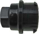 611634 - : Lt. Black Metallic Plastic Wheel Nut Cover M24-2.0 Mod, Hex 19mm for Dorman Image