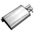 21559 - : Quiet-Flow SS Direct Fit Exhaust Muffler 2.25" Inlet (ID) 2.25" Outlet (OD) for Walker Exhaust Image