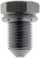 90171 - : Oil Drain Plug Pilot Point With Floating Washer M14-1.50, Head Size 19mm for Dorman Image