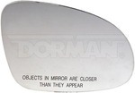 56835 - : Plastic Backed Door Mirror Glass - Right for Dorman Image