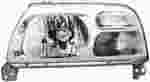 1591832 - : Head Lamp Assembly - Left for Dorman Image
