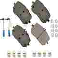EUR2206 - : Akebono EURO Ultra Premium Ceramic Disc Brake Pad Kit for AKEBONO Image