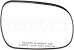 56477 - : Plastic Backed Door Mirror Glass - Right for Dorman Image