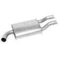 22397 - : Quiet-Flow SS Direct Fit Exhaust Muffler 2.25" Inlet (ID) 2.25" Outlet (OD) - Left for Walker Exhaust Image