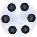 909011 - : Wheel Center Cap - Brushed Aluminum Look for Dorman Image