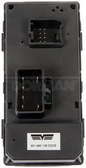 Power Window Switch - Master Left Side - Amber Color Backlight - Front Left - Dorman (901-990)