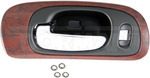 82094 - : Interior Door Handle Black Lever, Woodgrain Housing - Front Left for Dorman Image
