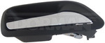 88684 - : Interior Door Handle Front And Rear Right Chrome Lever Black Housing (Ebony) - Front Right, Rear Right for Dorman Image
