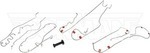 919107 - : Stainless Steel Preformed Brake Line Kit for Dorman Image