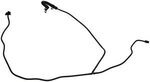 626719 - : Engine Coolant Overflow Hose - Upper for Dorman Image