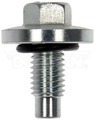 65371 - : Oil Drain Plug Pilot Point Inset Gasket M12-1.75, Head Size 15Mm for Dorman Image