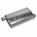 21375 - : Quiet-Flow SS Direct Fit Exhaust Muffler 2.5" Inlet (ID) 2.5" Outlet (OD) - Center for Walker Exhaust Image