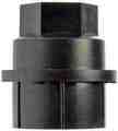 611607 - : Black Wheel Nut Cover M27-2.0, Hex 22mm for Dorman Image