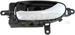 96551 - : Interior Door Handle Left Hand Chrome And Black - Front Left, Rear Left for Dorman Image