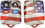 13607US - : Keyless Remote Case American Flag for Dorman Image