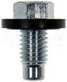 65378 - : Oil Drain Plug Pilot Point Molded Gasket M12-1.75, Head Size 15Mm for Dorman Image