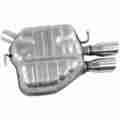 21736 - : Quiet-Flow Direct Fit Exhaust Muffler 2.5" Inlet (OD) 2.5" Outlet (OD) - Rear for Walker Exhaust Image