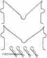 841551 - : DISC BRAKE HRDWR KIT for Beck Arnley Image