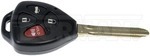 99669 - : Keyless Entry Remote 4 Button - Blade Stamp - Dot for Dorman Image