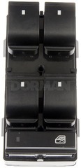 Power Window Switch - Master Left Side - Amber Color Backlight - Front Left - Dorman (901-990)