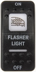 Flasher Light Rocker Switch Cover - Dorman (090-1004)